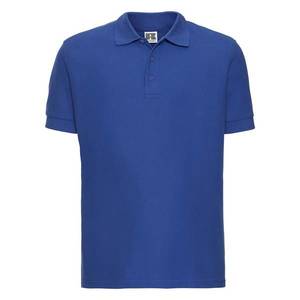 Men's Ultimate Russell Blue Cotton Polo Shirt obraz