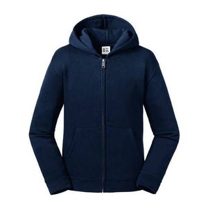 Navy blue children's sweatshirt with hood and zipper Authentic Russell obraz