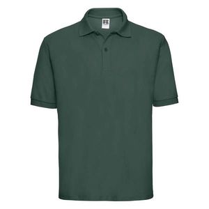 Men's Green Polycotton Polo Shirt Russell obraz