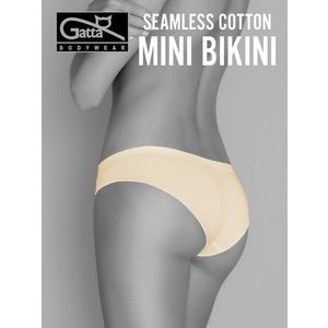 Briefs Gatta 41595 Seamless Cotton Mini Bikini S-XL light nude/odc.beige light obraz