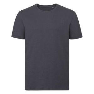 Dark Grey Men's T-shirt Pure Organic Russell obraz