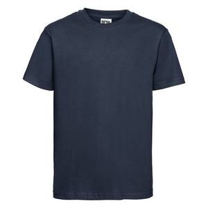Navy blue children's t-shirt Slim Fit Russell obraz