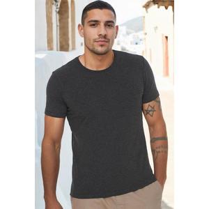 T8569 DEWBERRY BICYCLE COLLAR MEN'S T-SHIRT-ANTHRACITE-2 obraz