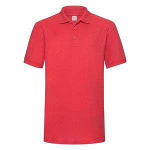 Heavy Polo Friut of the Loom Red T-shirt obraz