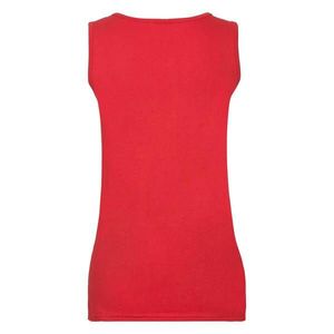 Valueweight Vest Fruit of the Loom Women's Red T-shirt obraz