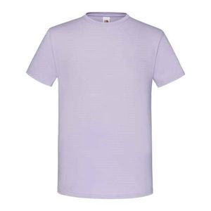 Lavender Men's Combed Cotton T-shirt Iconic Sleeve Fruit of the Loom obraz
