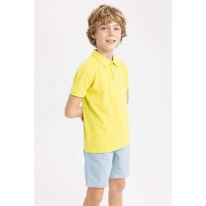 DEFACTO Boys Pique Short Sleeve Polo T-Shirt obraz