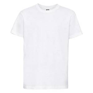 White Children's T-shirt Slim Fit Russell obraz