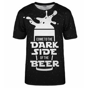 Bittersweet Paris Unisex's Dark Side Of The Beer T-Shirt Tsh Bsp618 obraz