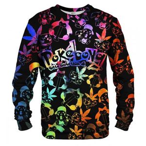 Bittersweet Paris Unisex's Pokebong Gradient Sweater S-Pc Bsp416 obraz