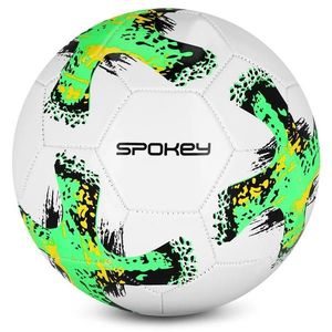 Spokey GOAL Futbalová lopta vel. 5, bielo-zelená obraz