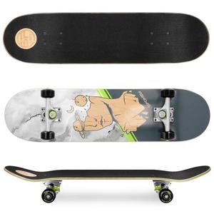 Spokey SKALLE PRO Skateboard 78, 7 x 20 cm, ABEC7, šedý obraz
