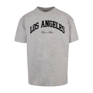 Pánské tričko L.A. College Oversize - šedé obraz
