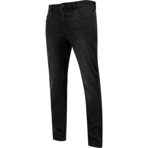 Pánské strečové džíny černé/seprané obraz