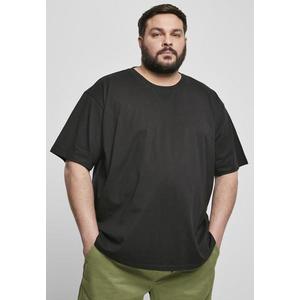 Zakřivené oversized tričko z organické bavlny černé obraz