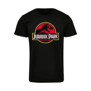 Černé tričko s logem Jurského parku obraz