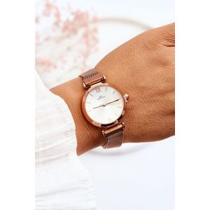 Klasické dámské hodinky Giorgio&Dario růžového zlata Daniela obraz