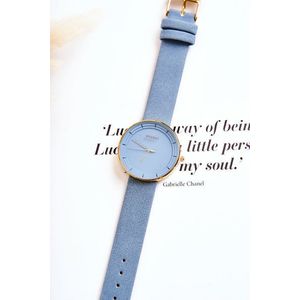 Dámské analogové Semisove hodinky bez niklu Ernest modre obraz