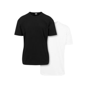 Oversized tričko 2-balení černá+bílá obraz