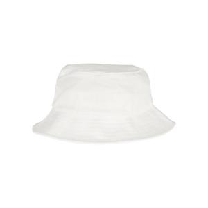 Dětská čepice Flexfit Cotton Twill Bucket, bílá obraz