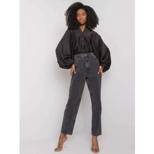 Černé dámské džíny s vysokým pasem od Daniely RUE PARIS obraz