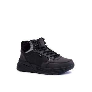 Pánské zateplené trekingové boty Cross Jeans KK1R4031C černe obraz