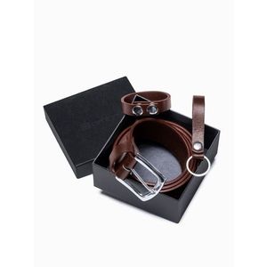 Ombre Men's leather accessories set obraz