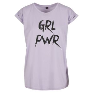 Dámské tričko GRL PWR lila obraz