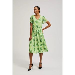 Dámské vzorované šaty MOODO - zelené obraz