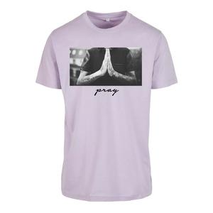 Pánské tričko Pray - fialové obraz