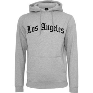 Los Angeles text Hoody heather grey obraz