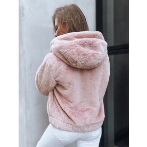 Oversize dámská bunda FRESCO růžová Dstreet z obraz