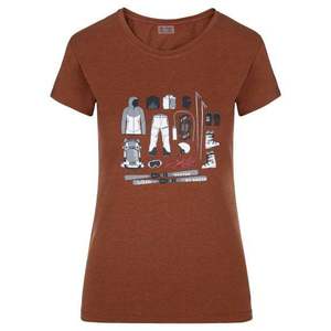 Dámské tričko s krátkým rukávem Kilpi TORNES-W Tmavá Červená obraz