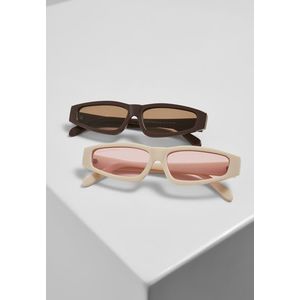 Sluneční brýle Lefkada 2-Pack hnědá/hnědá+bílá/růžová obraz