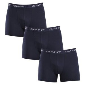 3PACK pánské boxerky Gant modré obraz