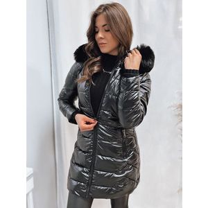 SHINE dámská prošívaná zimní bunda černá Dstreet obraz