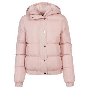 Dámská růžová bunda s kapucí obraz