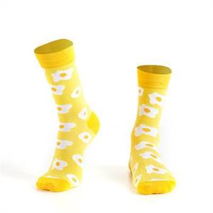 Žluté dámské ponožky s vejci obraz