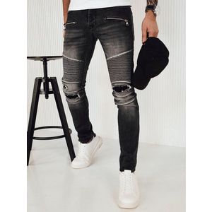 Pánské tmavě šedé džínové kalhoty Dstreet obraz