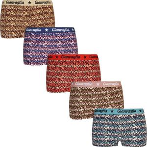 5PACK dívčí kalhotky s nohavičkou boxerky Gianvaglia vícebarevné obraz