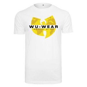 Bílé tričko s logem Wu Wear obraz