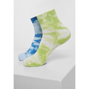 Kravata Dye Socks Short 2-Pack zelená/modrá obraz