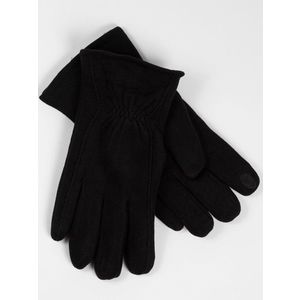 Pánské fleecové rukavice černé Shelvt obraz