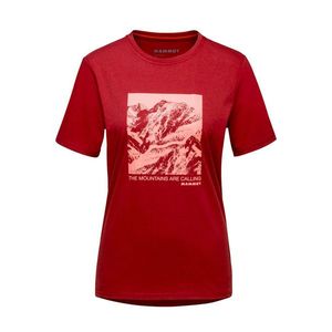Dámské tričko Mammut Core T-Shirt Blood Red obraz