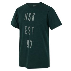 Pánské funkční triko HUSKY Tingl M dk. green obraz