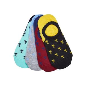 Ponožky Reccyled Yarn Invisbile Palmtree Socks 4-balení vícebarevné obraz