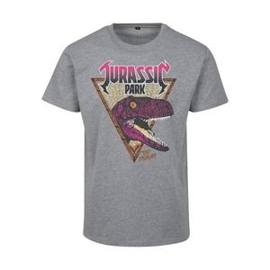 Jurassic Park Pink Rock Tee heather gray obraz