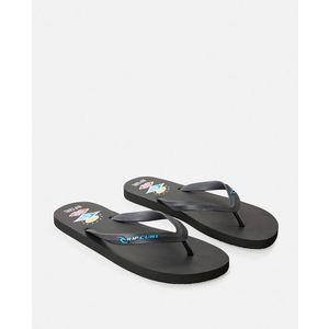Žabky Rip Curl ICONS OF SURF BLOOM OPEN TOE Black/Blue obraz