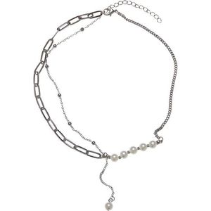 Jupiter Pearl řetízkový náhrdelník - stříbrné barvy obraz