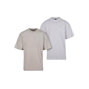 Pánská trička UC Tall Tee 2-Pack - béžová+bílá obraz